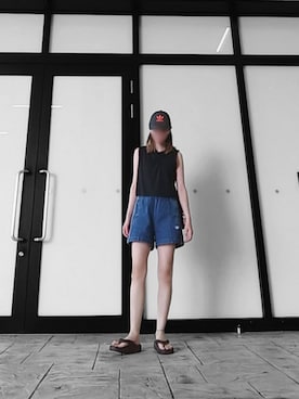 「ショーパン」｜星✰*ﾟさん（レディース・164cm）の夏コーディネート