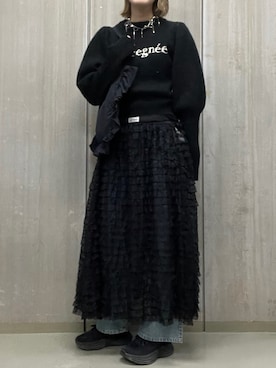 「poiregnee（ポワニェ）のアイテム」を使った、みさん（レディース・173cm）の秋コーディネート