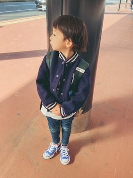 SSKKNTさん（キッズ・100cm）の冬コーディネート