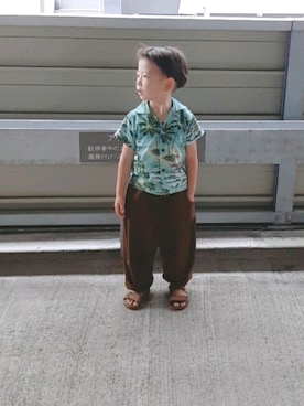 「着納め」｜SSKKNTさん（キッズ・100cm）の秋コーディネート
