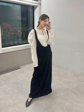 IKI_160cmさん（レディース・160cm）の春コーディネート