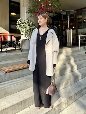 IKI_160cmさん（レディース・160cm）の冬コーディネート