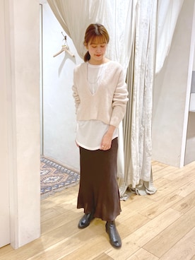 IKI_160cmさん（レディース・159cm）の冬コーディネート