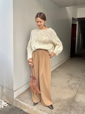 IKI_160cmさん（骨格ナチュラル・レディース・160cm）の秋コーディネート