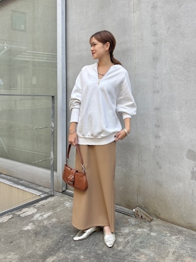 「アイテム（パンプス）」を使った、IKI_160cmさん（レディース・160cm）の秋コーディネート