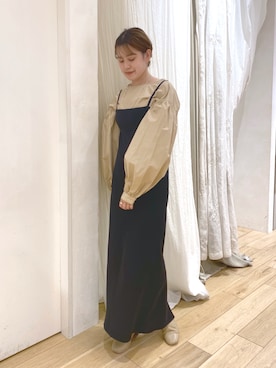 「ナバホパール」｜IKI_160cmさん（レディース・159cm）の冬コーディネート