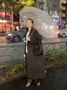 「冬の注目アウター」｜IKI_160cmさん（レディース・160cm）の秋コーディネート