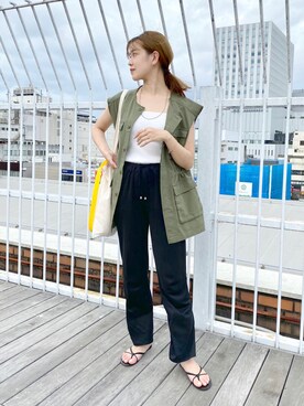 IKI_160cmさん（レディース・159cm）の夏コーディネート