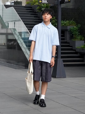 なべさん（骨格ウェーブ・メンズ・168cm）の夏コーディネート