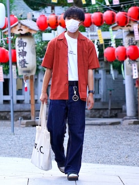 なべさんの（A.P.C. | アーペーセー）を使ったコーディネート
