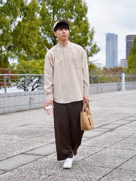 「GERMAN TRAINER（ジャーマントレーナー）のアイテム」を使った、なべさん（メンズ・168cm）の秋コーディネート