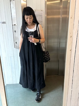 「SOU･SOU（ソウ・ソウ）のアイテム（バッグ）」を使った、Yandywwy さん（レディース・163cm）の夏コーディネート