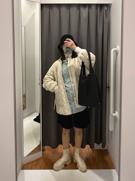 amさん（レディース・164cm）の冬コーディネート