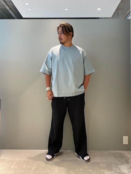 メンズサテンボーダー上下セットシャツワイドパンツ メンズサテンボーダー上下セットシャツワイドパンツ