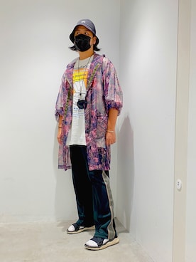 「doublet（ダブレット）のアイテム（Tシャツ/カットソー）」を使った、yoshiaarさん（メンズ・181cm）の秋コーディネート
