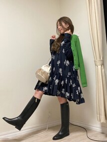 ☆極美品☆マッキントッシュフィロソフィー　レインブーツ　ロングブーツ　金ジップ MPロングレインブーツ(シューズ)｜MACKINTOSH PHILOSOPHY