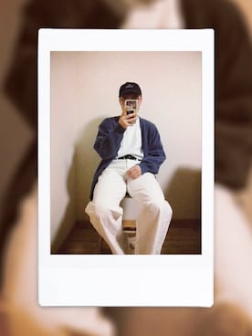 「大学生コーデ」｜「アイテム（キャップ）」を使った、なおっきーさん（メンズ・162cm）の春コーディネート