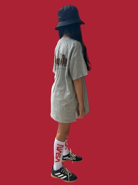 「アイテム（ソックス/靴下）」を使った、Reinaさん（キッズ・135cm）の秋コーディネート