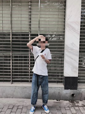 「CLOT（クロット）のアイテム」を使った、羊毛とおはなさん（メンズ・186cm）の秋コーディネート