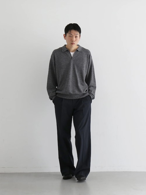 EXCLUSIVE】crepuscule Co/ra moss stitch skipper（ニット/セーター