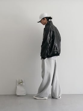 「アイテム（パンツ、シルバー系）」を使った、O OFFICIALさん（メンズ・179cm）の夏コーディネート