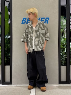 「BEAVER（ビーバー）のアイテム」を使った、kantaさん（メンズ・165cm）の夏コーディネート