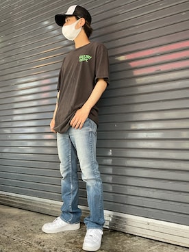 「GALLERY DEPT（ギャラリーデプト）のアイテム」を使った、kantaさん（メンズ・165cm）の夏コーディネート