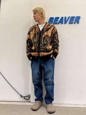 「アイテム（サンダル）」を使った、kantaさん（メンズ・165cm）の冬コーディネート