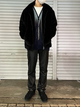 「LUSOR（ルーソル）のアイテム（ジャケット/アウター）」を使った、kantaさん（メンズ・165cm）の冬コーディネート