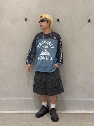 「CMF OUTDOOR GARMENT(シーエムエフアウトドアガーメント)のCMF OUTDOOR GARMENT/シーエムエフ アウトドアガーメント BMX TEE(Tシャツ/カットソー)」を使った、kantaさん(メンズ・165cm)の夏コーディネート