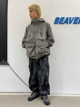 「アイテム（マウンテンパーカー）」を使った、kantaさん（メンズ・165cm・20代）の秋コーディネート