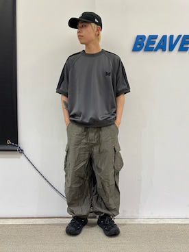 「HOKA（ホカ）のアイテム」を使った、kantaさん（メンズ・165cm）の夏コーディネート