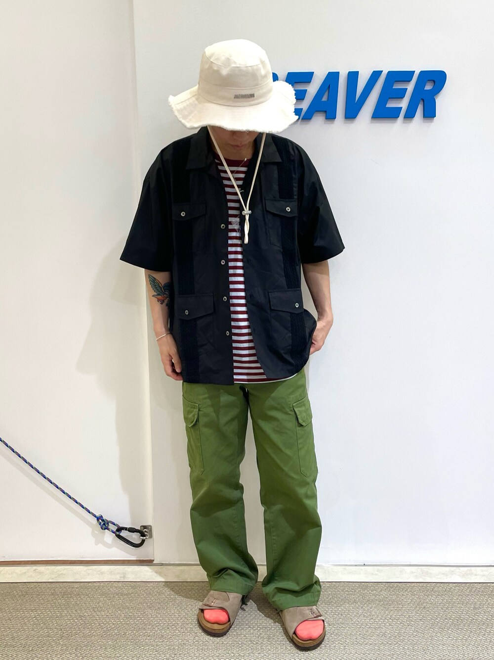 A.P.C.のカーゴパンツを使った人気ファッションコーディネート - WEAR