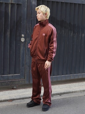 「Clarks（クラークス）のCLARKS/クラークス WALLABEE GTX ワラビーゴアテックス　メンズ（モカシン/デッキシューズ）」を使った、kantaさん（メンズ・165cm・20代）の秋コーディネート
