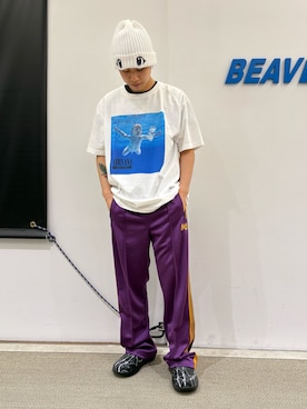 「NIRVANA（ニルヴァーナ）のアイテム」を使った、kantaさん（メンズ・165cm）の夏コーディネート