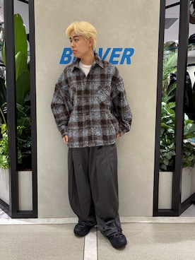 「BEAVER（ビーバー）のアイテム」を使った、kantaさん（メンズ・165cm）の秋コーディネート