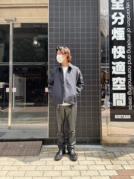「B'2nd（ビーセカンド）のアイテム（ジャケット/アウター）」を使った、kantaさん（メンズ・165cm）の春コーディネート