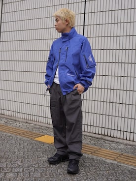 「アイテム（チノパンツ）」を使った、kantaさん（メンズ・165cm・20代）の秋コーディネート