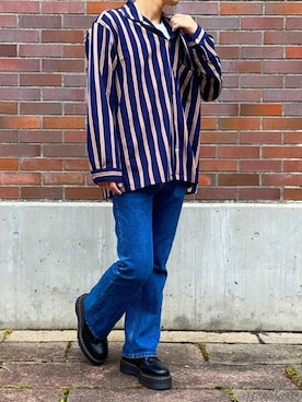 「BROWNY（ブラウニー）のアイテム（ジャケット/アウター）」を使った、miyaさん（メンズ・172cm）の夏コーディネート