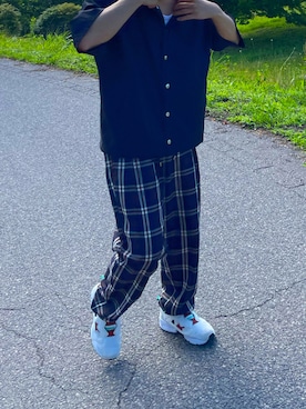 「BROWNY（ブラウニー）のアイテム（ジャケット/アウター）」を使った、miyaさん（メンズ・172cm）の夏コーディネート