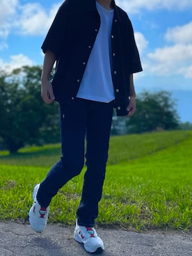 「BROWNY（ブラウニー）のアイテム（ジャケット/アウター）」を使った、miyaさん（メンズ・172cm）の夏コーディネート