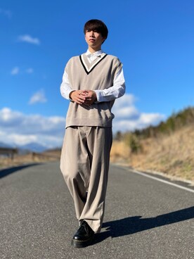 「アイテム（リング）」を使った、miyaさん（メンズ・172cm・20代）の冬コーディネート
