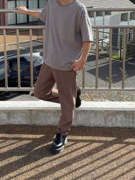 「Tシャツ/カットソー」｜「アイテム（その他）」を使った、miyaさん（メンズ・172cm）の夏コーディネート