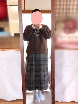 「Honeys（ハニーズ）のアイテム」を使った、ERIさん（レディース・158cm）の春コーディネート