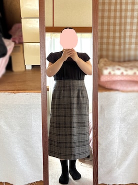 「Honeys（ハニーズ）のアイテム」を使った、ERIさん（レディース・158cm）の夏コーディネート