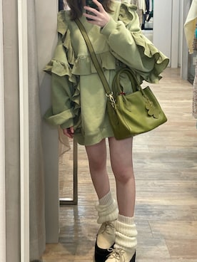 「みどり」｜うかさん（レディース・149cm）の秋コーディネート