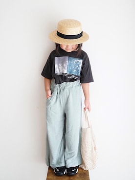 しなつさん（キッズ・120cm）の夏コーディネート