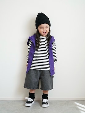 「WEARピックアップ」｜しなつさん（キッズ・100cm）の秋コーディネート
