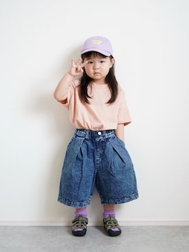 しなつさん（キッズ・90cm）の春コーディネート