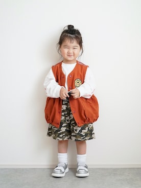 しなつさん（キッズ・90cm）の春コーディネート